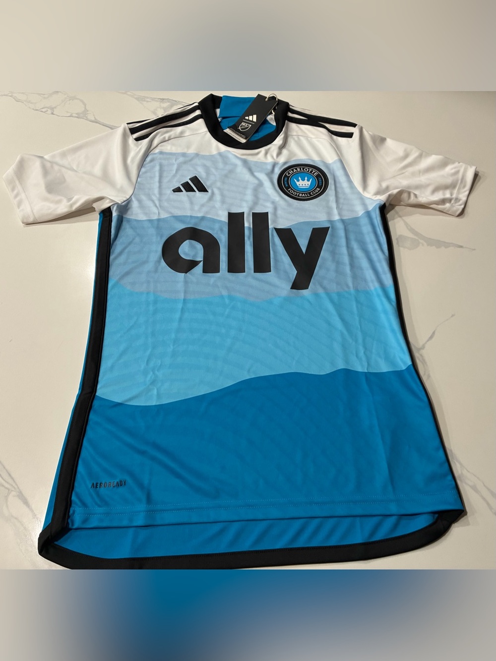 Charlotte FC MLS Adidas Men’s Jersey (X-Small) Retails For $100
